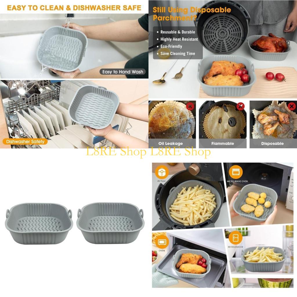 Air Fryer Silicone Pot Liner - Gói L8RE gồm 2 lớp lót