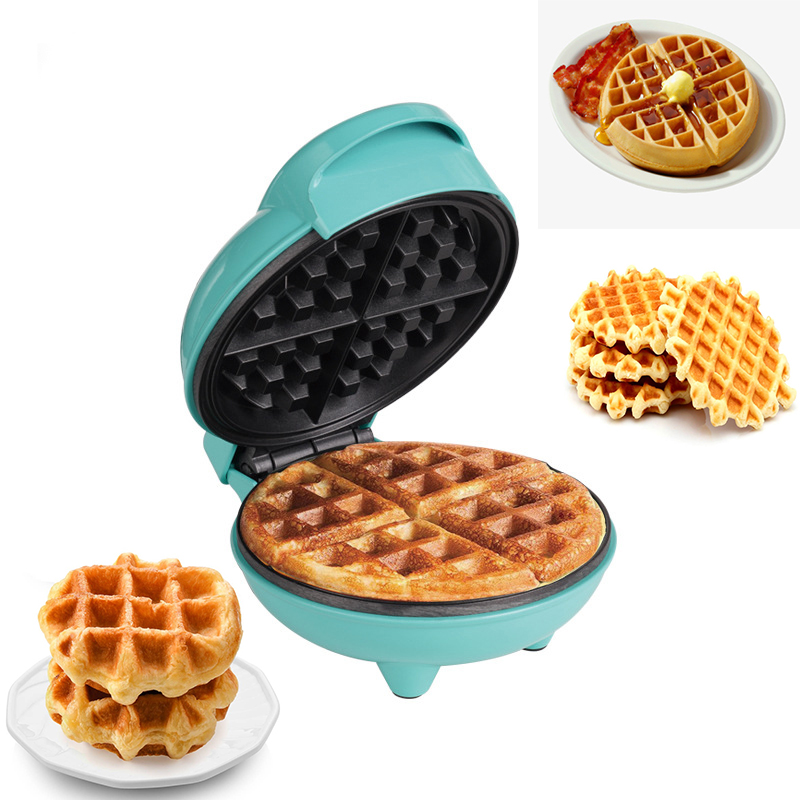 Mini Waffle Maker Machine - Điện Mini Di Động Nướng Máy