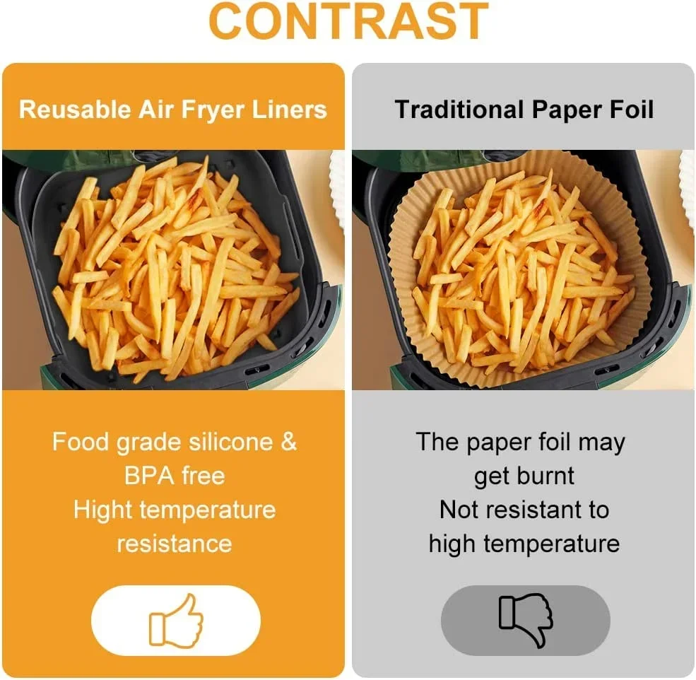 Air Fryer Silicone Pot Thick R - đánh giá và giá Air Fryer Silicone Pot Liner