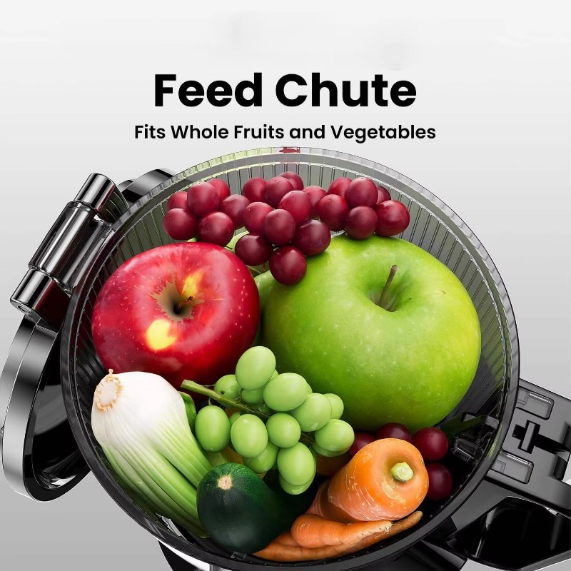 500Ml large feed chute cold pr - đánh giá và giá Electric Slow Juicer Cold Press