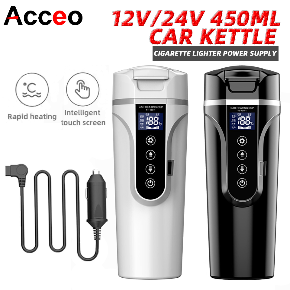 R31 450ml Car Heating Cup 12v/ - đánh giá và giá Electric Kettle Temperature Control