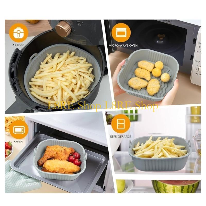 Gói L8RE gồm 2 lớp lót silicon - đánh giá và giá Air Fryer Silicone Pot Liner