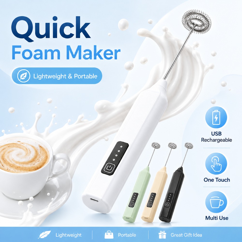 Milk Frother and Egg Beater El - đánh giá và giá Electric Milk Frother Handheld