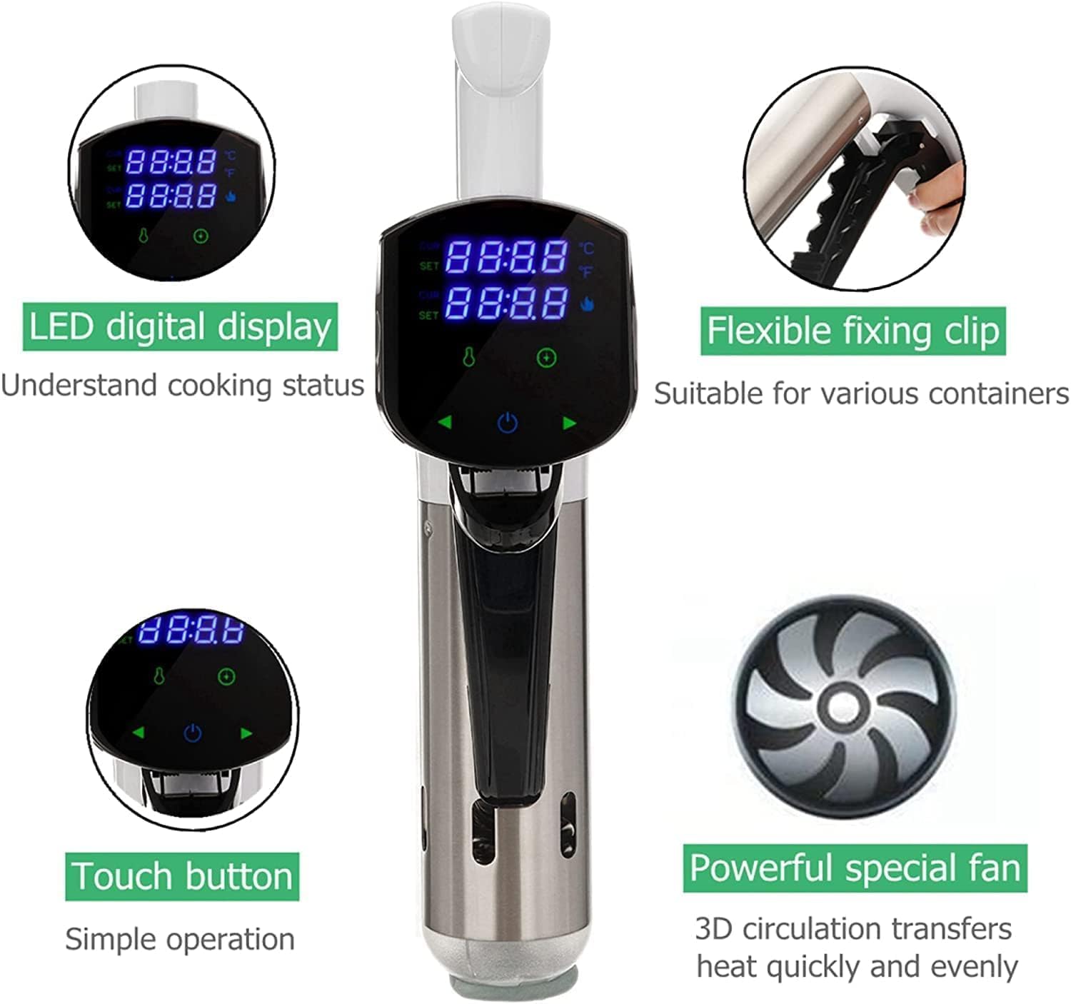 Sous Vide Machine Immersion Ci - đánh giá và giá Digital Sous Vide Precision Cooker