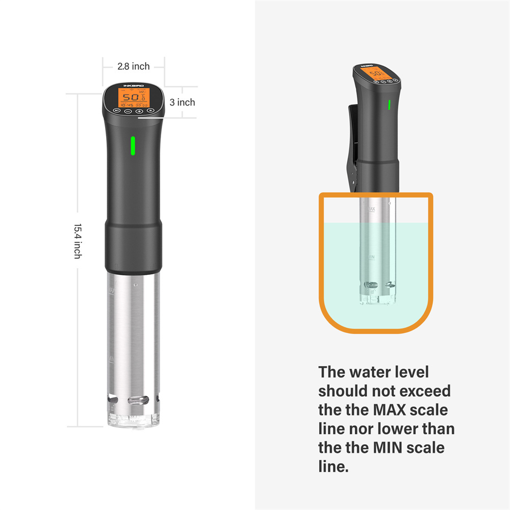 INKBIRD Ẩm Thực: Vide ISV-200W - đánh giá và giá Digital Sous Vide Precision Cooker