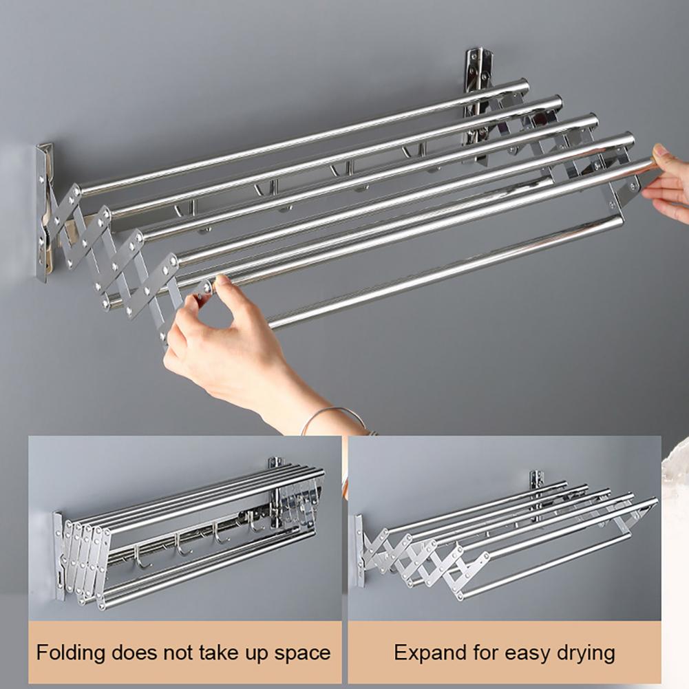 Clothes Drying Rack Wall-Mount - đánh giá và giá Laundry