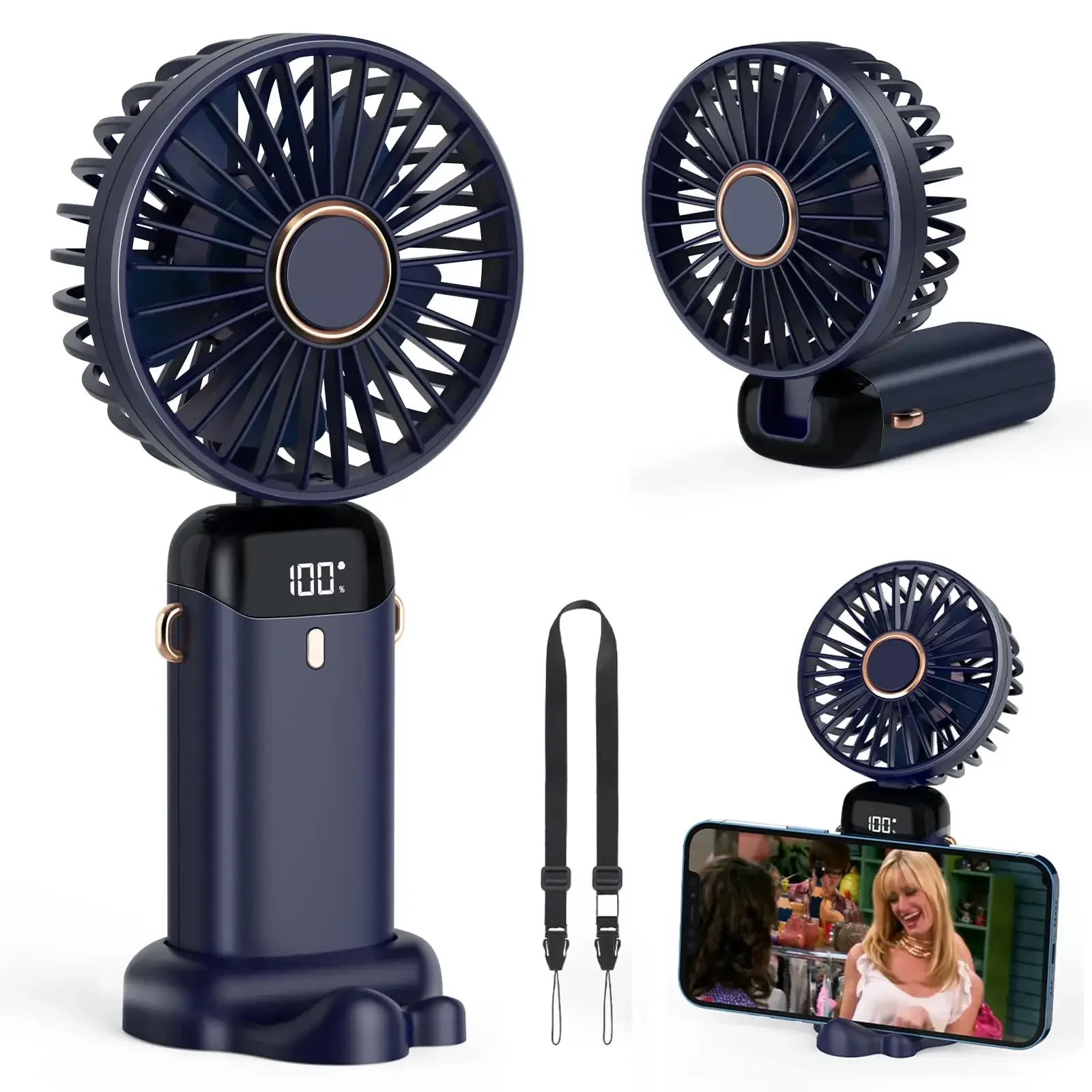 5000mAh Handheld Mini Fan Wire - đánh giá và giá Portable Blender Usb Rechargeable