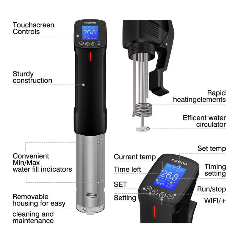 INKBIRD: Vide WI-FI Ẩm Thực Đi - đánh giá và giá Digital Sous Vide Precision Cooker