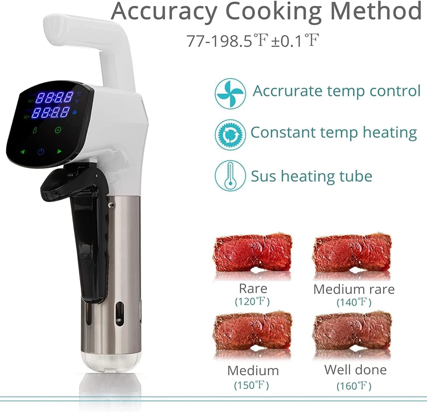 SmartChef Sous Vide Machine 18 - đánh giá và giá Digital Sous Vide Precision Cooker