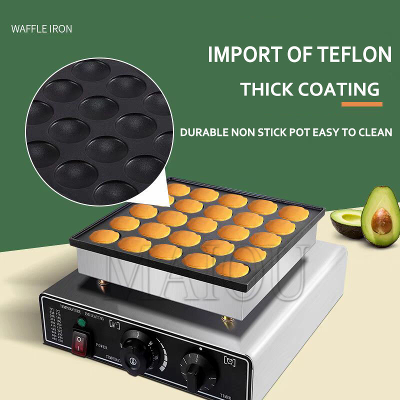 25 Holes Pancake Waffle Makers - đánh giá và giá Mini Waffle Maker Machine