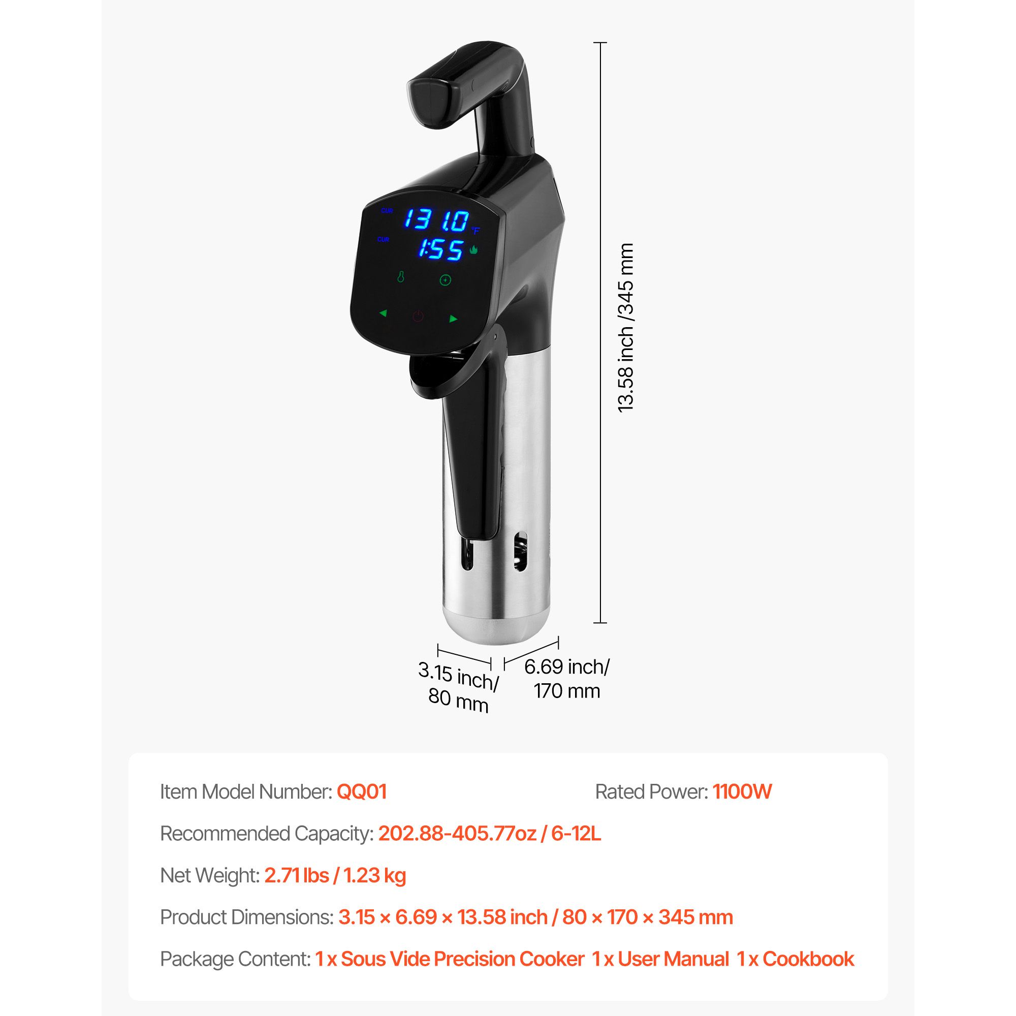 Sous Vide Precision Cooker, 11 - đánh giá và giá Digital Sous Vide Precision Cooker