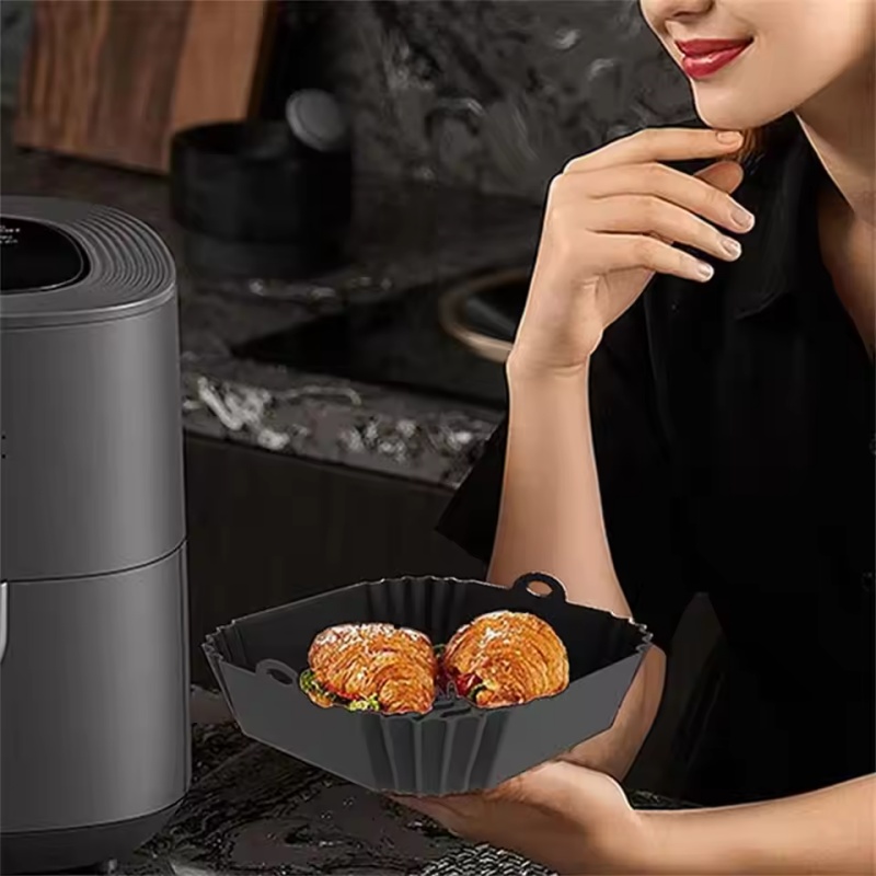 1pc Silicone Air Fryer Pot Tra - đánh giá và giá Air Fryer Silicone Pot Liner