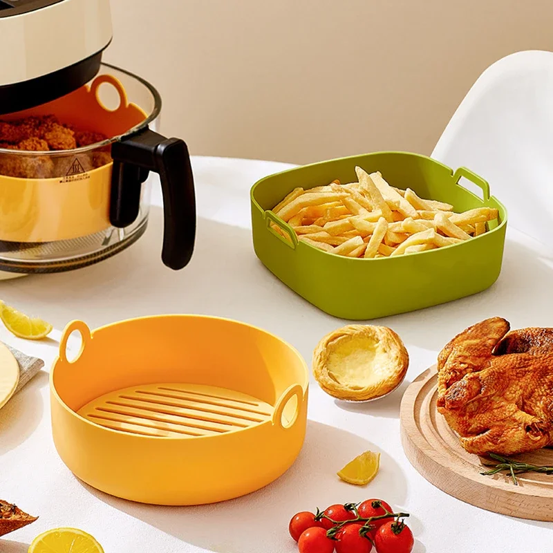 Round Air Fryer Liners Square  - đánh giá và giá Air Fryer Silicone Pot Liner