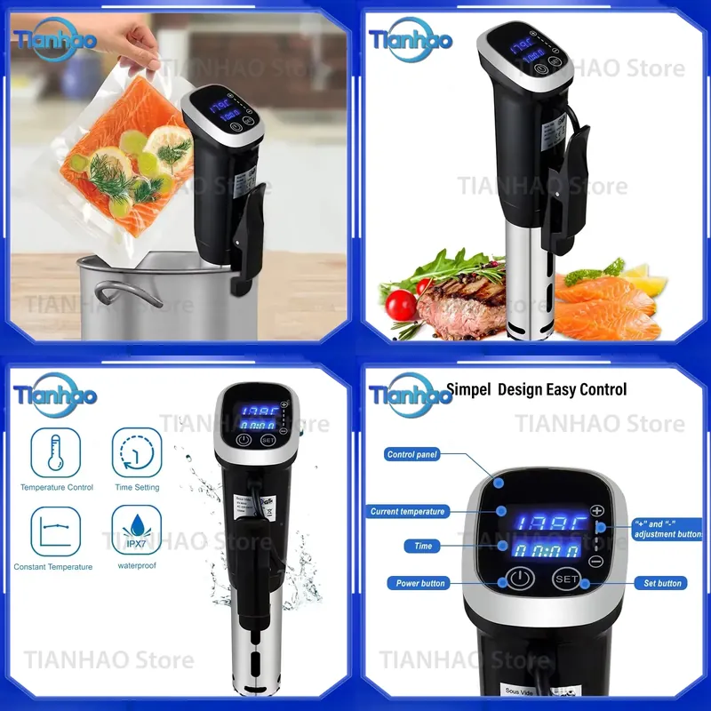 IPX7 Waterproof Sous Vide Prec - đánh giá và giá Digital Sous Vide Precision Cooker