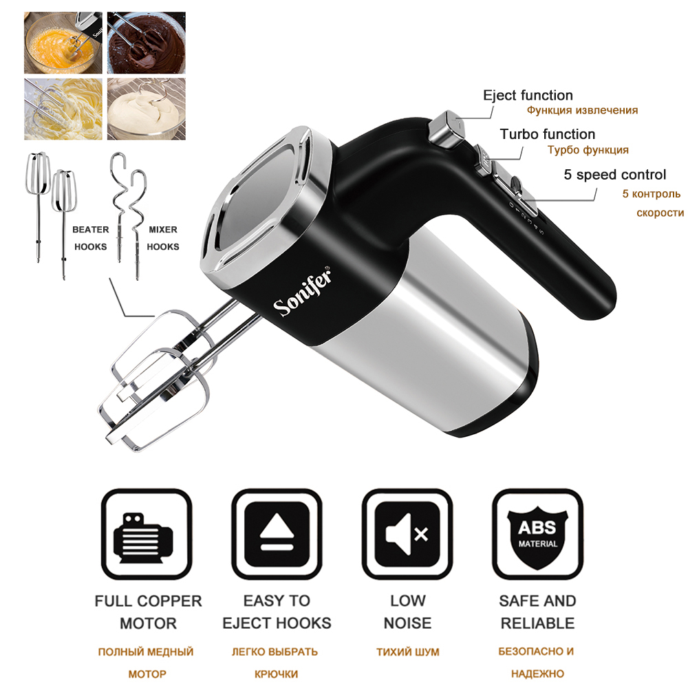 Food Mixer 500W Electric Whisk - đánh giá và giá Immersion Hand Blender Set
