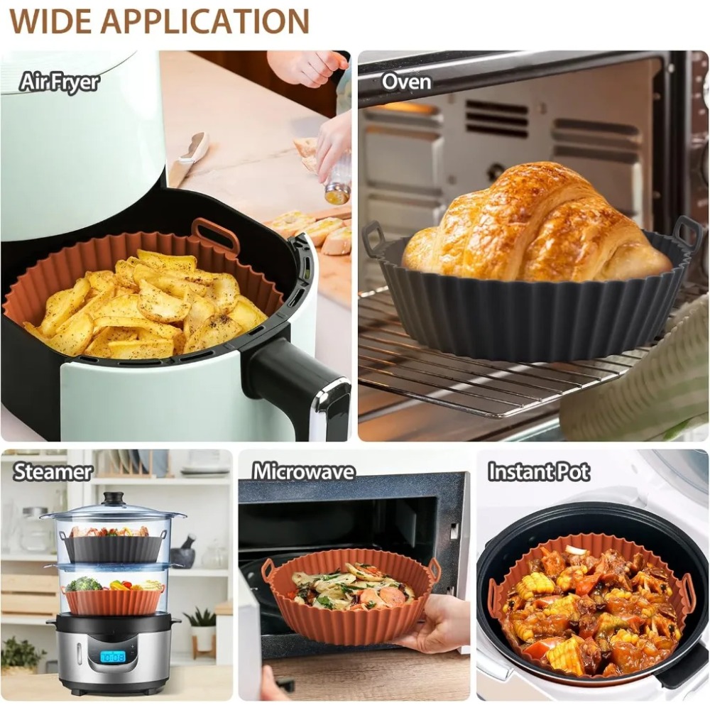 Air Fryer Silicone Basket Reus - đánh giá và giá Air Fryer Silicone Pot Liner
