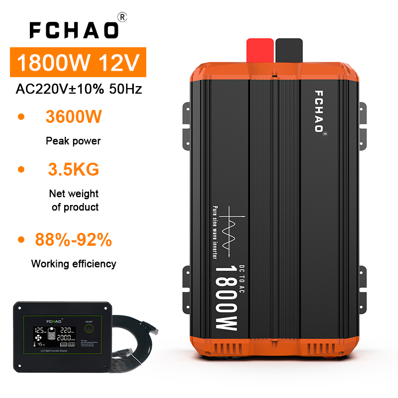 1800W Power Inverter DC 12V to - đánh giá và giá Home Appliances