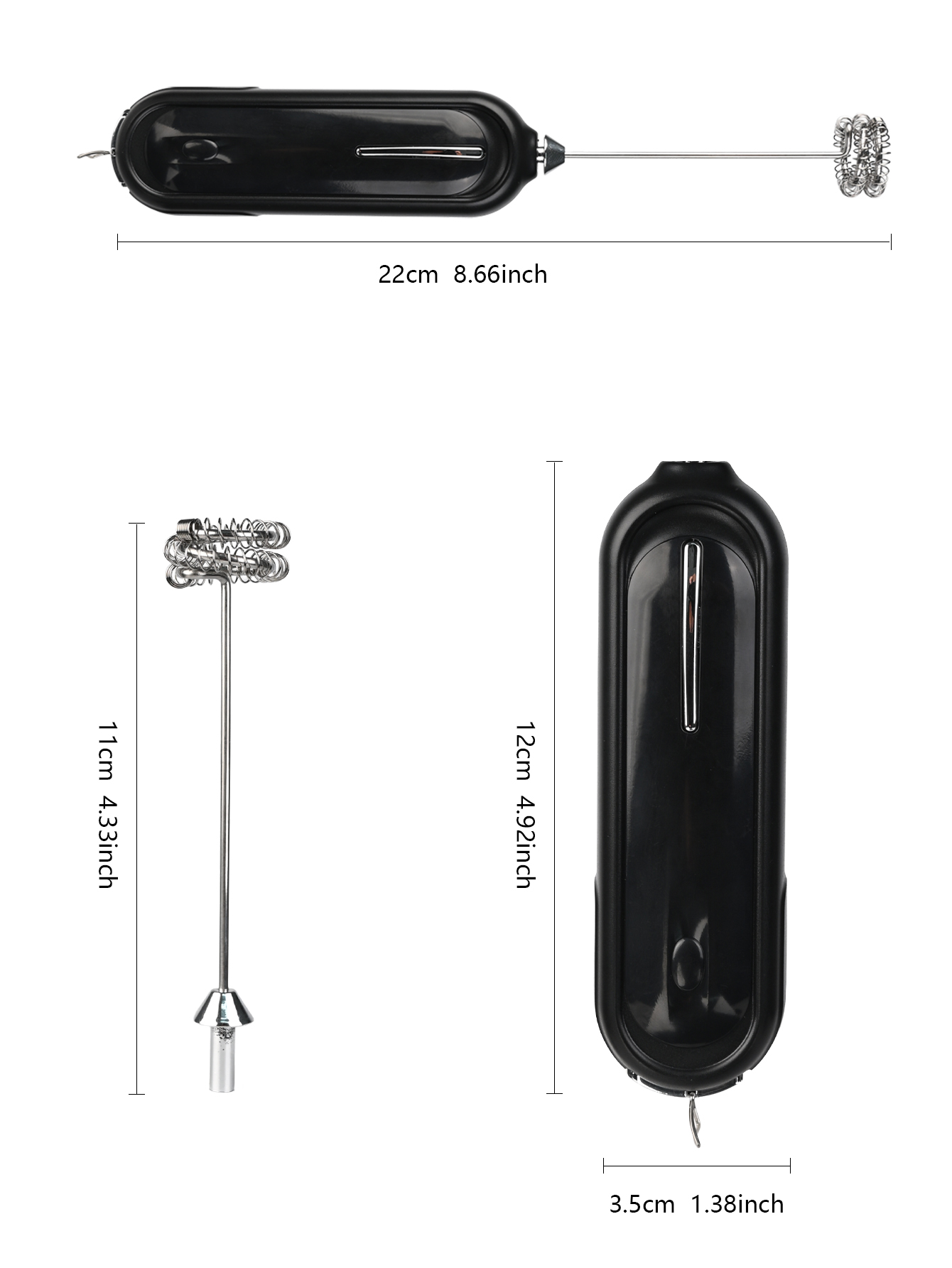 New High-End Electric Handheld - đánh giá và giá Electric Milk Frother Handheld