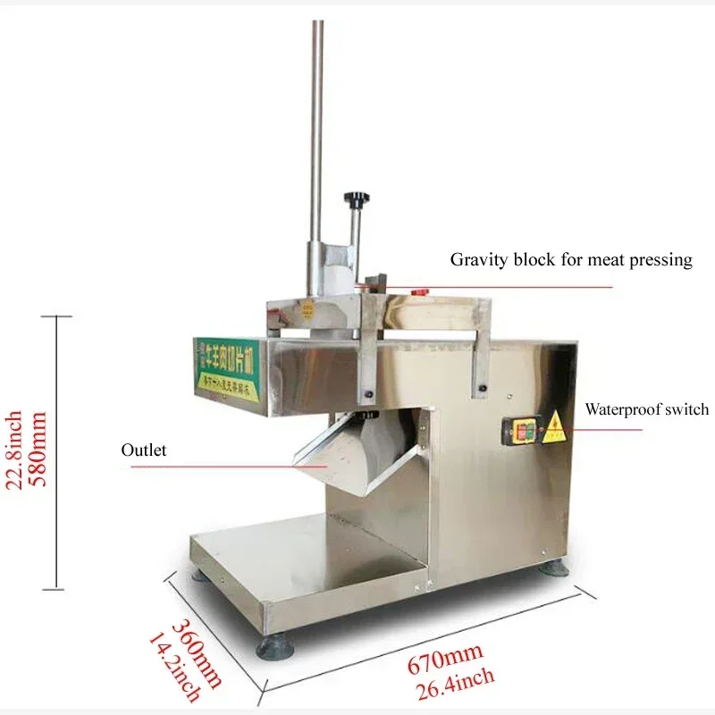 Excellent Top QualityElectric  - đánh giá và giá Automatic Meat Slicer Home