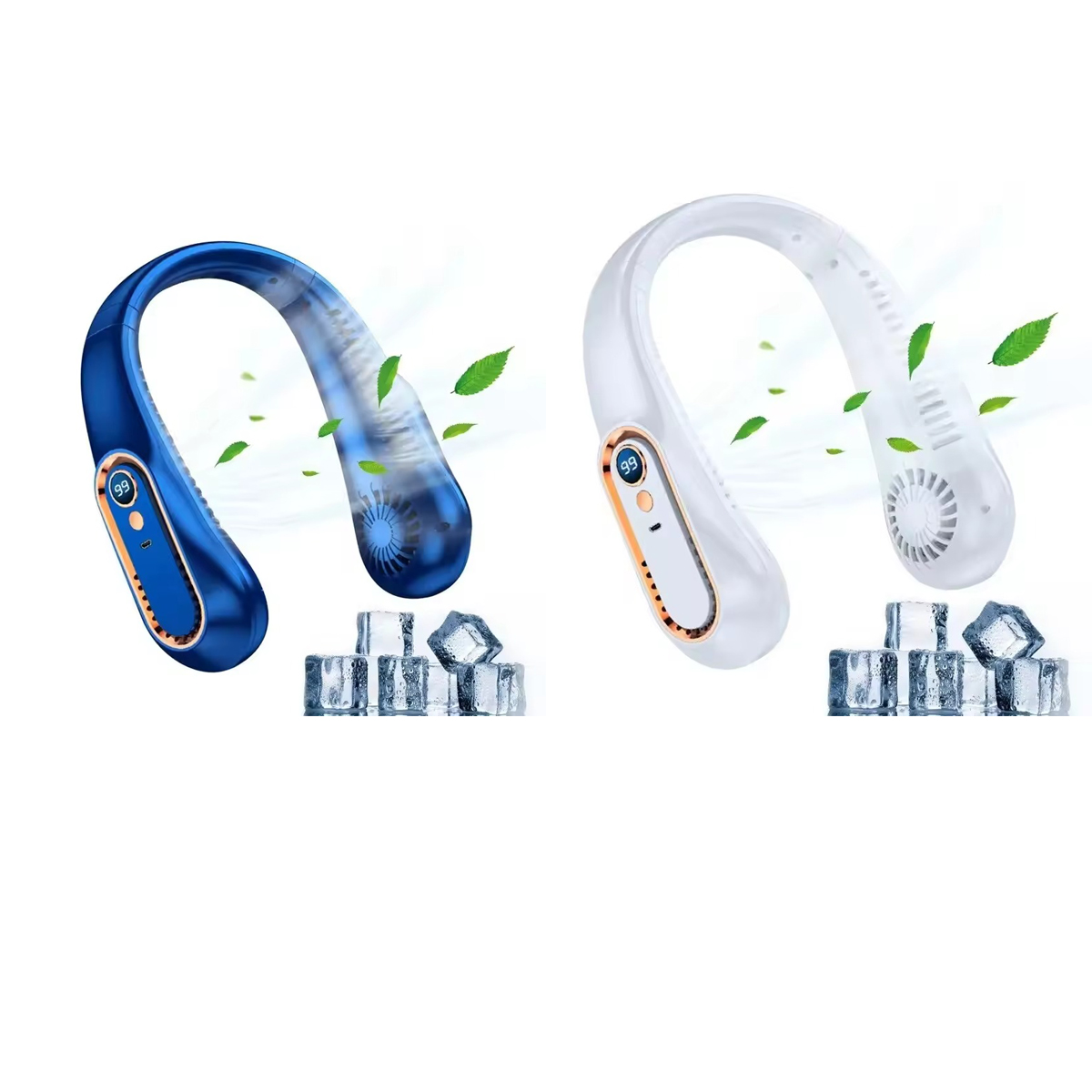 Hanging Neck Fan Digital Displ - đánh giá và giá Portable Blender Usb Rechargeable