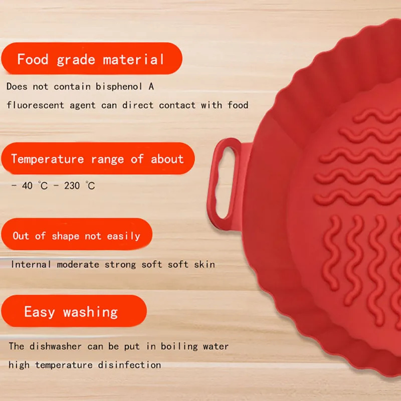 Air Fryer silicone liners air  - đánh giá và giá Air Fryer Silicone Pot Liner