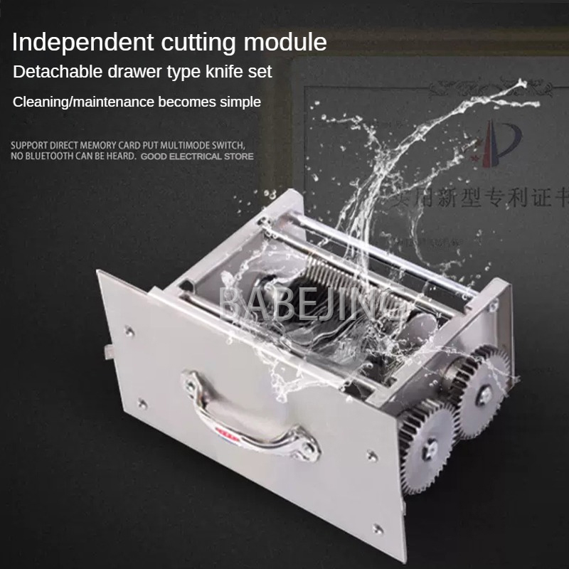 Multifunctional Stainless Stee - đánh giá và giá Automatic Meat Slicer Home